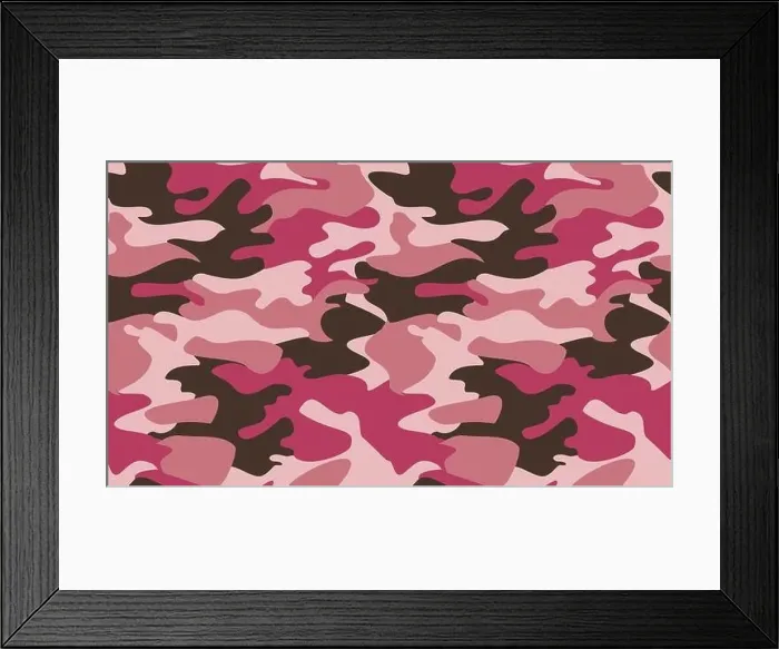 Framed Print : Seamless camouflage pattern background vector Framed Print : Seamless camouflage pattern background vector
