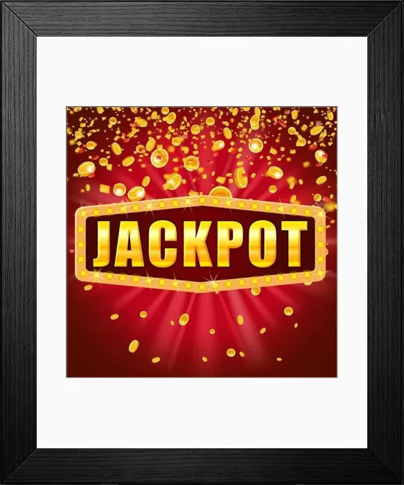 Framed Print : Jackpot Winner banner shining retro sign illuminated by spotlights falling coins and confetti Framed Print : Jackpot Winner banner shining retro sign illuminated by spotlights falling coins and confetti