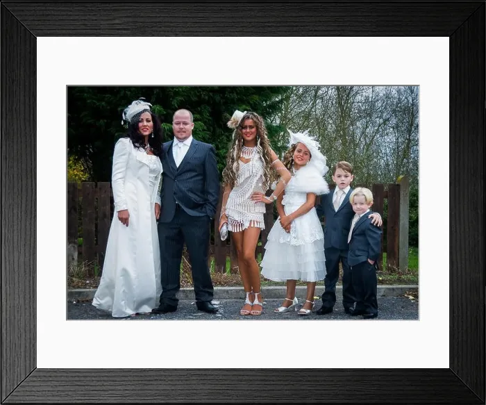 Framed Print : Gypsy family about to go to wedding Framed Print : Gypsy family about to go to wedding