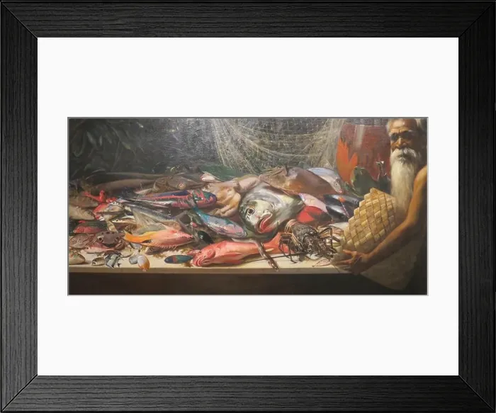 Framed Print : Hubert Vos Study of Hawaiian Fish, oil on canvas. 1898, Honolulu Academy of Arts Framed Print : Hubert Vos Study of Hawaiian Fish, oil on canvas. 1898, Honolulu Academy of Arts