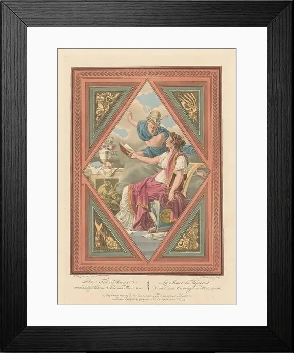 Framed Print : Drawing shows her work to Mercury Framed Print : Drawing shows her work to Mercury