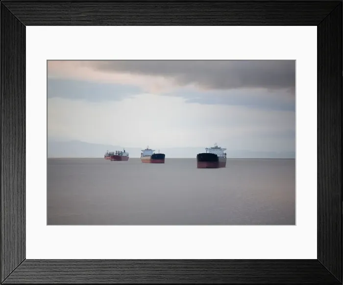 Framed Print : Ships anchored off the coast of Ferguson Point in Stanley Park Vancouver British Columbia Canada Framed Print : Ships anchored off the coast of Ferguson Point in Stanley Park Vancouver British Columbia Canada