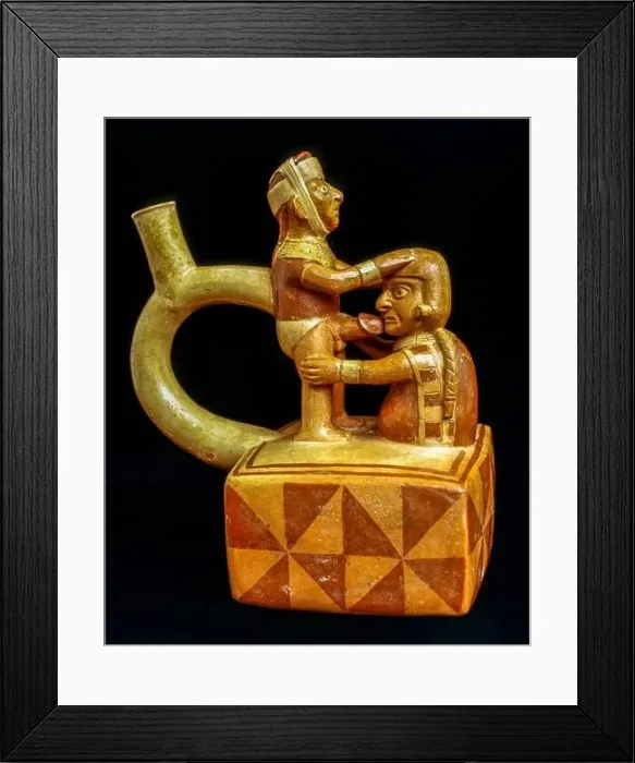 Framed Print : Pre-Columbian art, Peruvian art Framed Print : Pre-Columbian art, Peruvian art