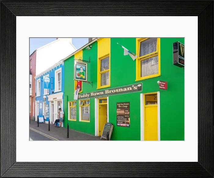 Framed Print : Paddy Bawn Brosnan's Bar, Strand Street, Dingle, Dingle Peninsula (Corca Dhuibhne), County Kerry, Republic of Ireland Framed Print : Paddy Bawn Brosnan's Bar, Strand Street, Dingle, Dingle Peninsula (Corca Dhuibhne), County Kerry, Republic of Ireland