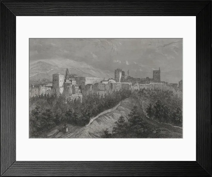 Framed Print : History of Spain. Andalusia. Granada Framed Print : History of Spain. Andalusia. Granada