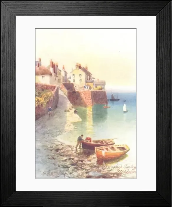 Framed Print : APPLEDORE. Town view.. North Devon 1906 old antique vintage print picture Framed Print : APPLEDORE. Town view.. North Devon 1906 old antique vintage print picture