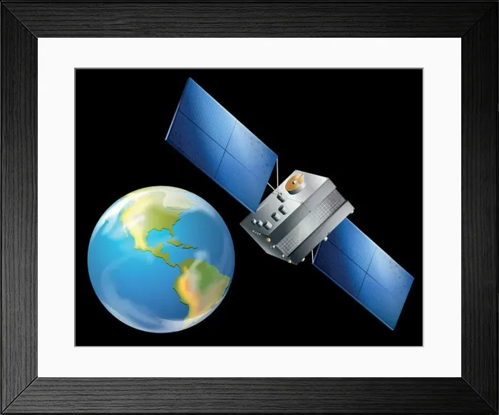 Framed Print : Artificial Satellite Framed Print : Artificial Satellite