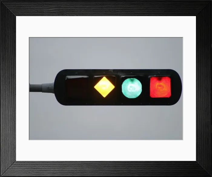 Framed Print : Slow Stop Go Traffic Lights Framed Print : Slow Stop Go Traffic Lights