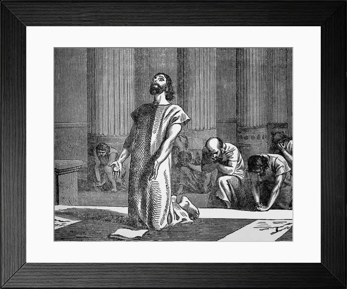 Framed Print : A late 19th Century illustration from the Books of Kings and Chronicles Framed Print : A late 19th Century illustration from the Books of Kings and Chronicles