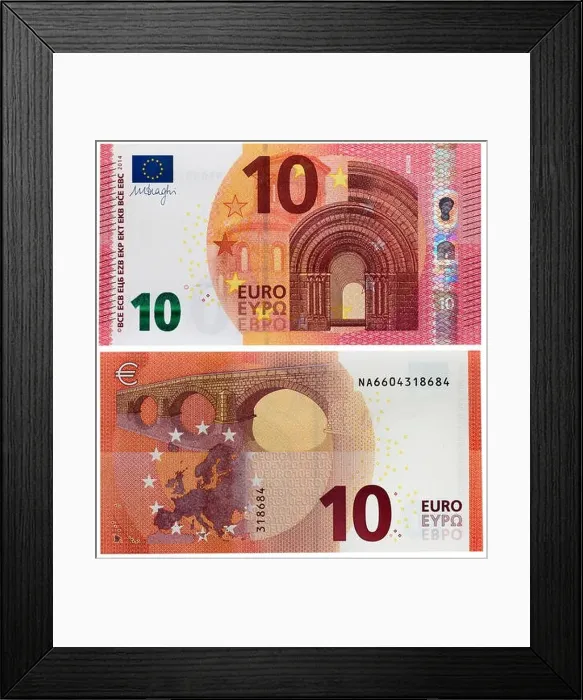 Framed Print : 10 Euro banknote, 2014