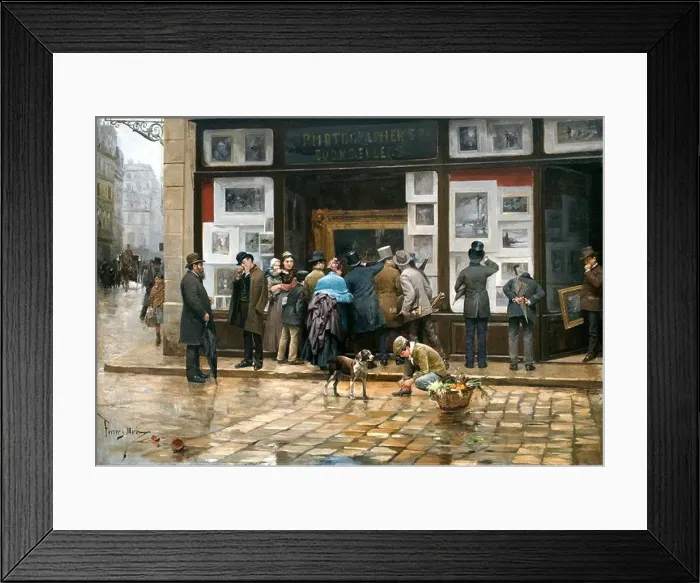 Framed Print : Public Exhibition of a Picture 1888 Joan Ferrer Miró 1850 – 1931 Spain Spanish Framed Print : Public Exhibition of a Picture 1888 Joan Ferrer Miró 1850 – 1931 Spain Spanish