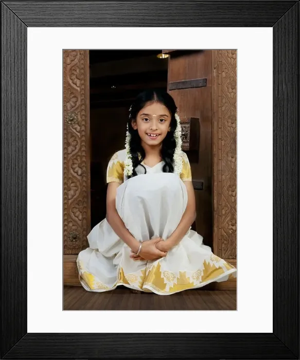 Framed Print : Portrait of a South Indian girl Framed Print : Portrait of a South Indian girl