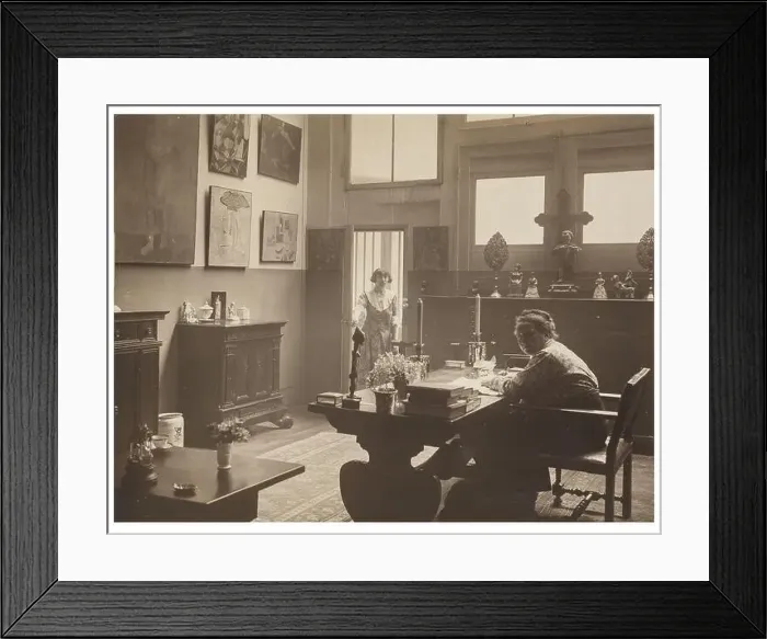 Framed Print : Gertrude Stein and Alice B. Toklas in their rue de Fleurus Drawing Room. Museum: © Man Ray Trust Framed Print : Gertrude Stein and Alice B. Toklas in their rue de Fleurus Drawing Room. Museum: © Man Ray Trust