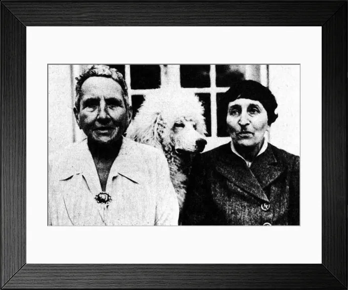 Framed Print : Gertrude stein (left and Alice B) Framed Print : Gertrude stein (left and Alice B)