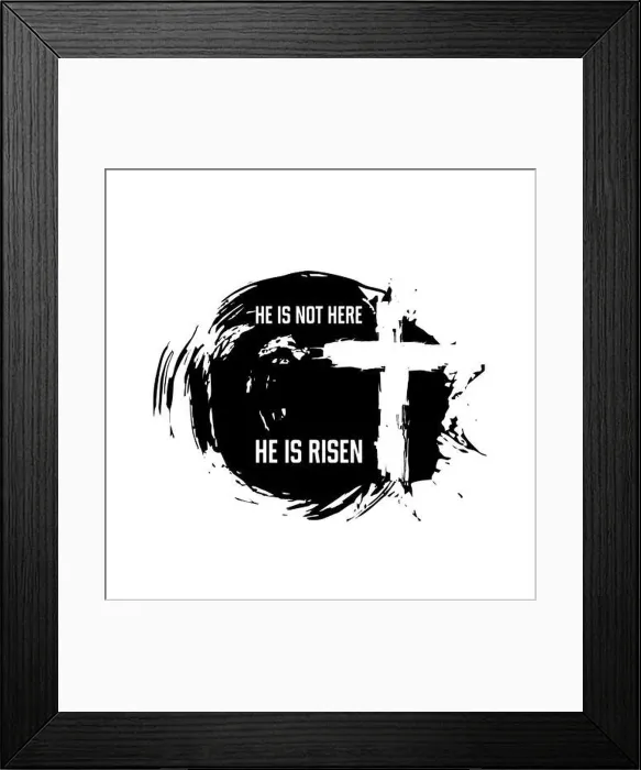 Framed Print : Cross of Jesus Christ. Easter illustration Framed Print : Cross of Jesus Christ. Easter illustration