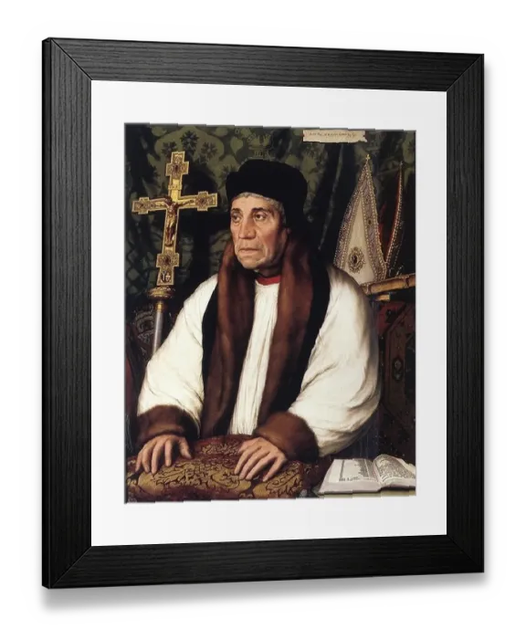 Framed Print : William Warham, Archbishop of Canterbury from 1503 to 1532 Framed Print : William Warham, Archbishop of Canterbury from 1503 to 1532