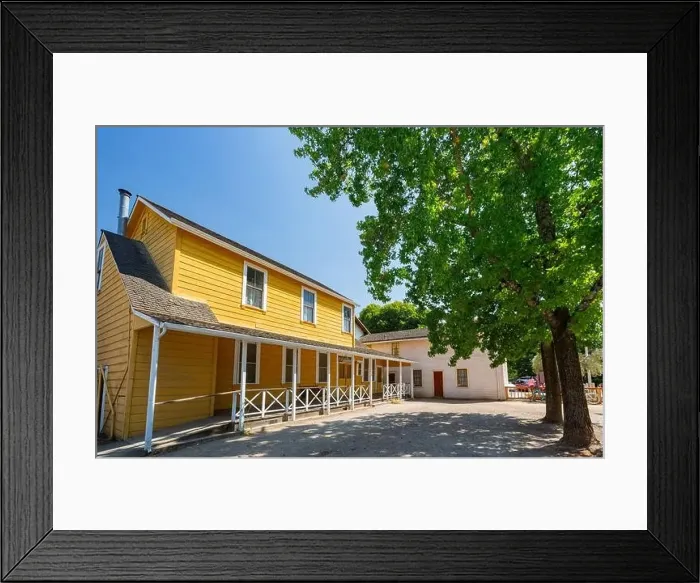 Framed Print : Sunny view of the Sonoma State Historic Park at California Framed Print : Sunny view of the Sonoma State Historic Park at California