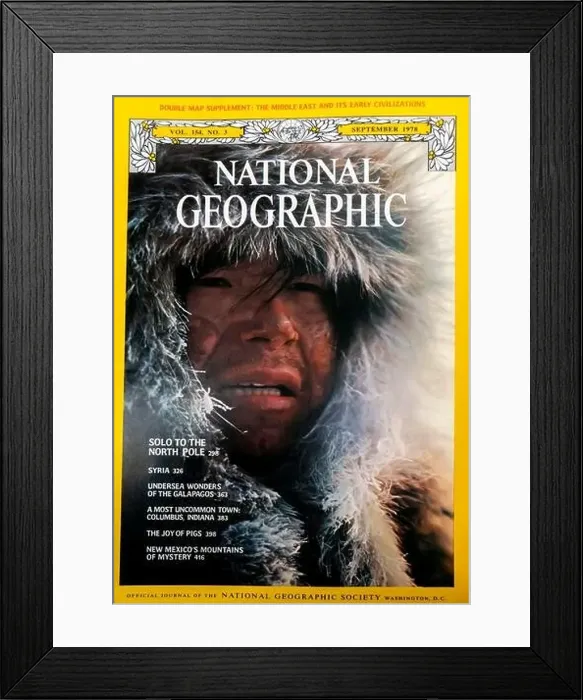 Framed Print : National Geographic magazine cover September 1978 Framed Print : National Geographic magazine cover September 1978