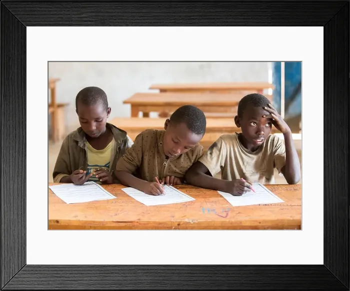 Framed Print : Kiziba Refugee Camp Framed Print : Kiziba Refugee Camp