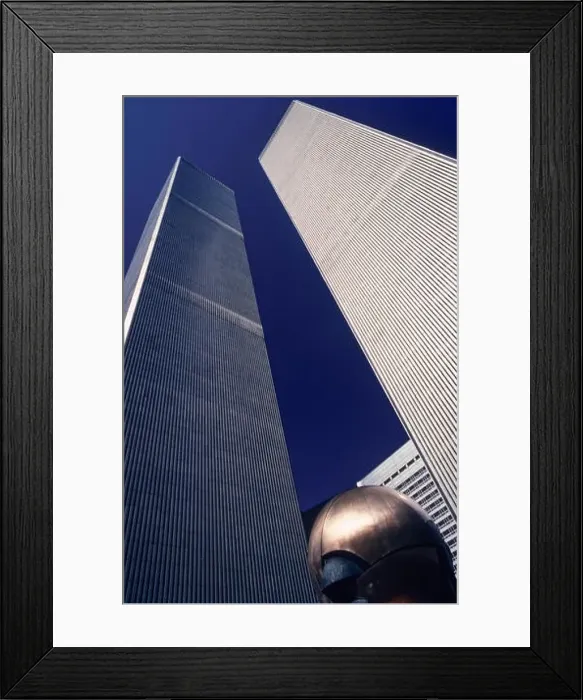 Framed Print : the Twin Towers, World Trade Center, , 1987, NYC, USA Framed Print : the Twin Towers, World Trade Center, , 1987, NYC, USA