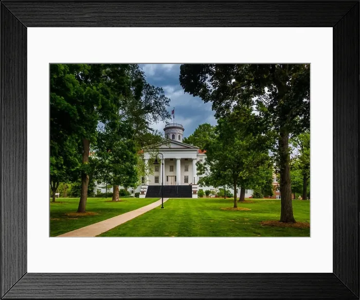 Framed Print : Building at Gettysburg College, Gettysburg, Pennsylvania