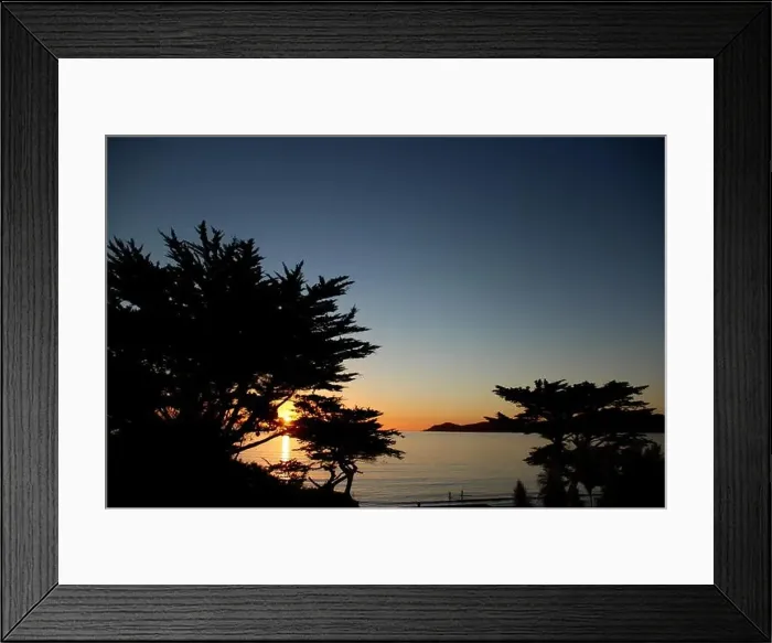 Framed Print : New Zealand sunset Framed Print : New Zealand sunset