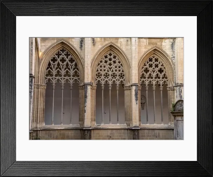 Framed Print : Windows of the Gothic cloister of the Cathedral of Saint Peter of Vic (Osona) Framed Print : Windows of the Gothic cloister of the Cathedral of Saint Peter of Vic (Osona)