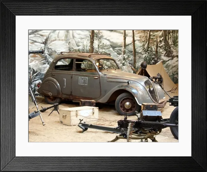 Framed Print : Overloon War Museum....Peugeot 202 Berline Framed Print : Overloon War Museum....Peugeot 202 Berline