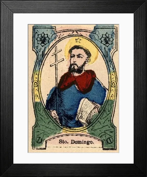 Framed Print : Santo Domingo de Guzmán (1170-1221) Framed Print : Santo Domingo de Guzmán (1170-1221)