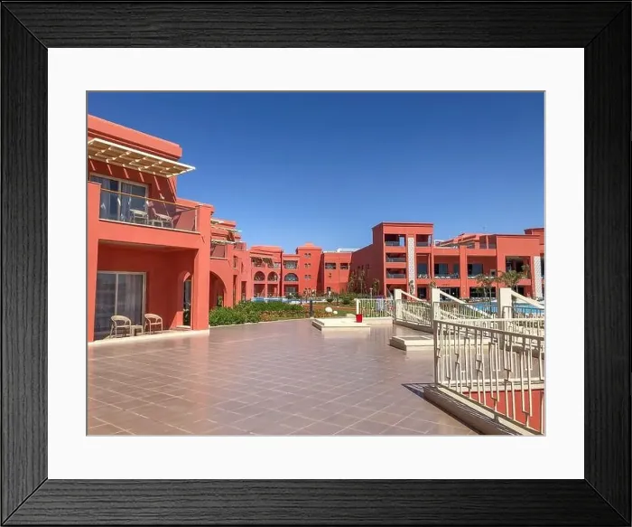 Framed Print : SHARM EL SHEIKH, EGYPT - JUNE 6, 2021: Hotel Albatros Laguna Vista Resort in Sharm el Sheikh city in Egypt Framed Print : SHARM EL SHEIKH, EGYPT - JUNE 6, 2021: Hotel Albatros Laguna Vista Resort in Sharm el Sheikh city in Egypt
