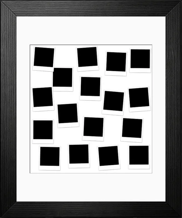 Framed Print : Collection photo frame Framed Print : Collection photo frame
