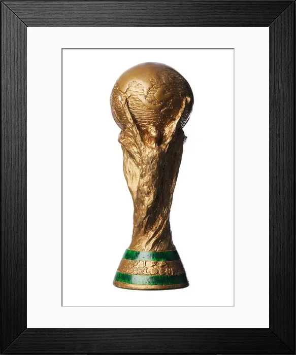 Framed Print : FIFA World cup trophy copy Framed Print : FIFA World cup trophy copy