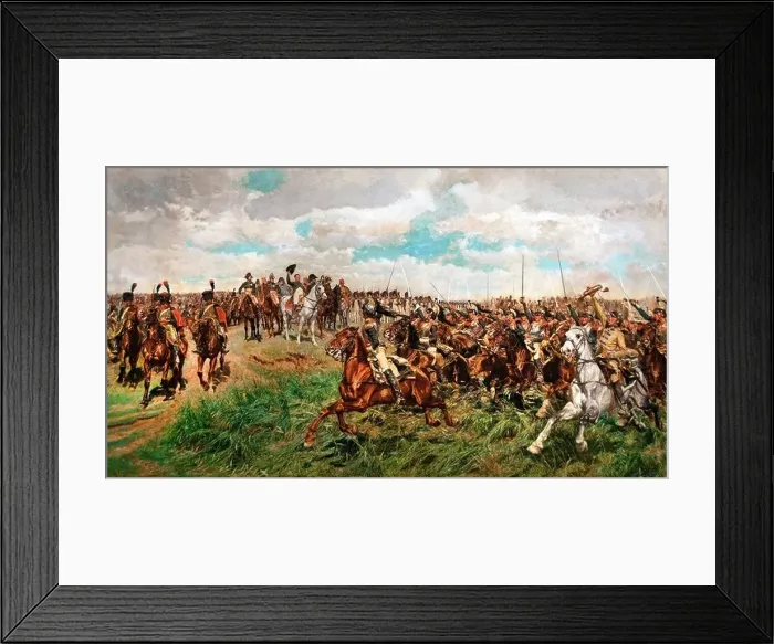 Framed Print : Friedland 1807 by Ernest Meissonier French France 1815–1891 ( Live of Emperor Napoleon Bonaparte ) Framed Print : Friedland 1807 by Ernest Meissonier French France 1815–1891 ( Live of Emperor Napoleon Bonaparte )