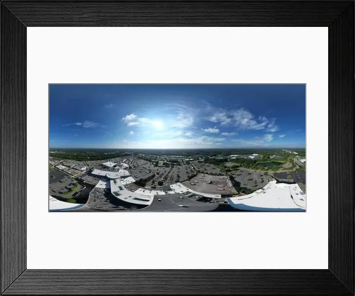Framed Print : Above Southpoint Mall in Durham, NC Framed Print : Above Southpoint Mall in Durham, NC