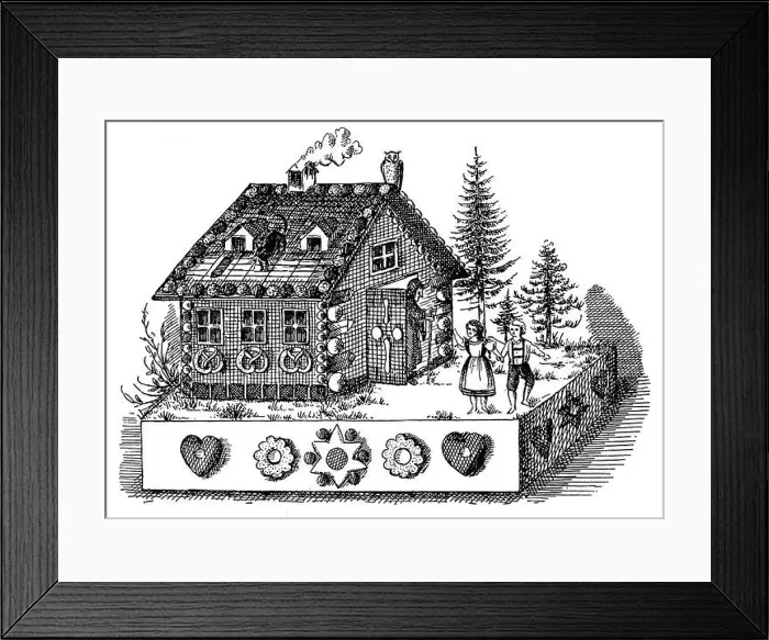 Framed Print : gingerbread House Framed Print : gingerbread House