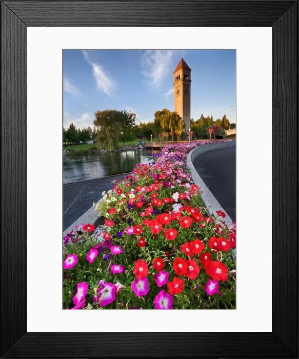 Framed Print : The Clock Tower, Riverfront Park, Spokane Washington Framed Print : The Clock Tower, Riverfront Park, Spokane Washington