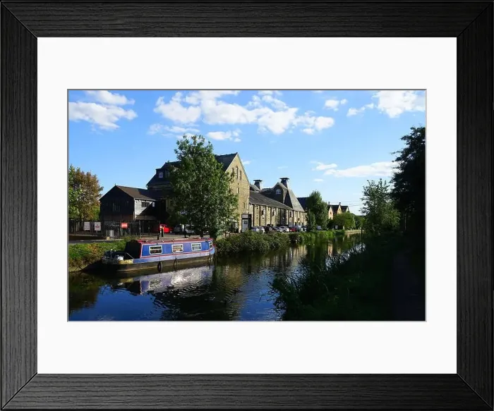 Framed Print : Re-purposed old maltings next to the River Stort at Sawbridgeworth Framed Print : Re-purposed old maltings next to the River Stort at Sawbridgeworth