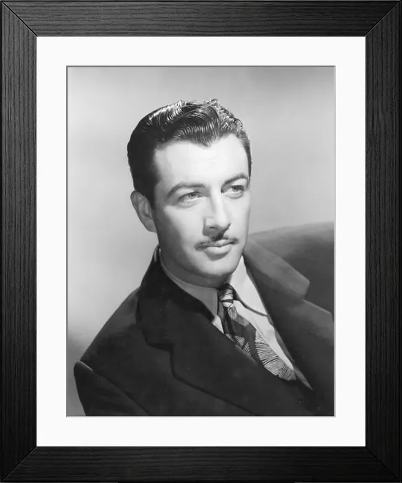 Framed Print : American motion picture actor Robert Taylor, 01 / 01 / 1951 Framed Print : American motion picture actor Robert Taylor, 01 / 01 / 1951