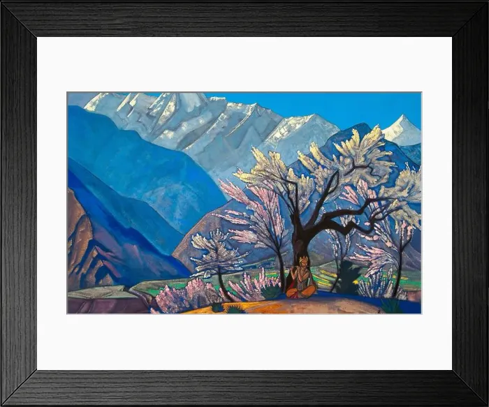 Framed Print : Nicholas Roerich artwork entitled Krishna Spring in Kulu Framed Print : Nicholas Roerich artwork entitled Krishna Spring in Kulu