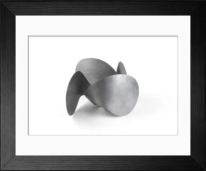 Framed Print : Modern aluminum sculpture by Basque visual artist Guillaume CHAVANNE (aka Gogara) Framed Print : Modern aluminum sculpture by Basque visual artist Guillaume CHAVANNE (aka Gogara)
