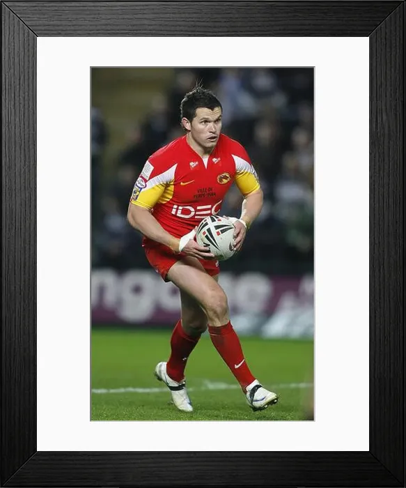Framed Print : CLINT GREENSHIELDS CATALANS DRAGONS KC STADIUM HULL ENGLAND 27 February 2009 Framed Print : CLINT GREENSHIELDS CATALANS DRAGONS KC STADIUM HULL ENGLAND 27 February 2009