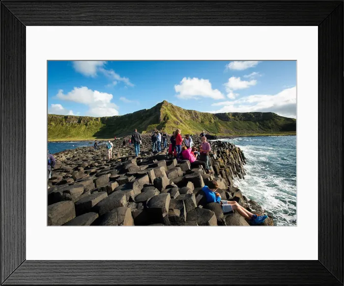 Framed Print : The UNESCO World Heritage site, Giants Causeway, North Coast, County Antrim, Northern Ireland Framed Print : The UNESCO World Heritage site, Giants Causeway, North Coast, County Antrim, Northern Ireland
