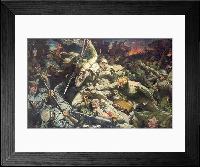 Framed Print : Williams Christopher - the Welsh at Mametz Wood Framed Print : Williams Christopher - the Welsh at Mametz Wood