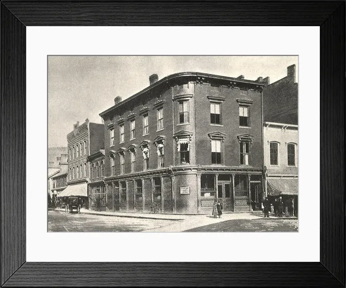 Framed Print : Stamford Trust Company. Stamford. 1892 Framed Print : Stamford Trust Company. Stamford. 1892