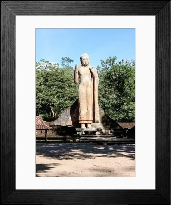 Framed Print : Maligawila Buddha statue, a standing figure in Sri Lanka Framed Print : Maligawila Buddha statue, a standing figure in Sri Lanka