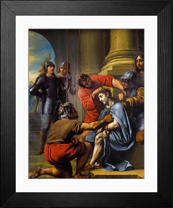 Framed Print : The coronation of thorns, 1650 Framed Print : The coronation of thorns, 1650
