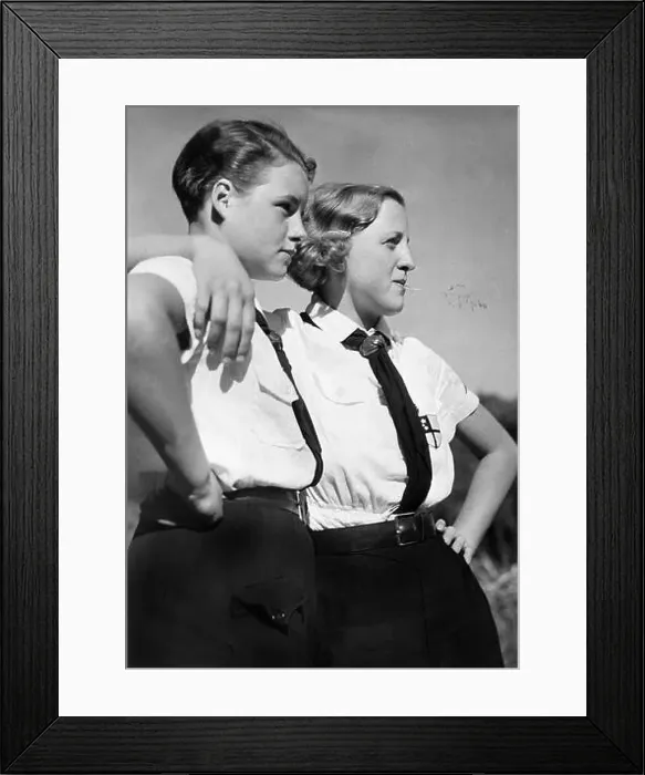 Framed Print : BDM girls, 1933 Framed Print : BDM girls, 1933