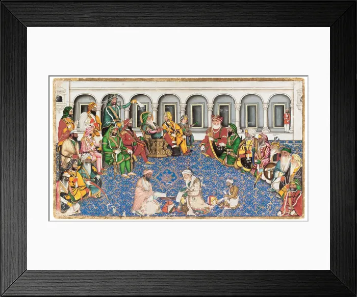 Framed Print : The Darbar of Maharaja Ranjit Singh (6124597327) Framed Print : The Darbar of Maharaja Ranjit Singh (6124597327)