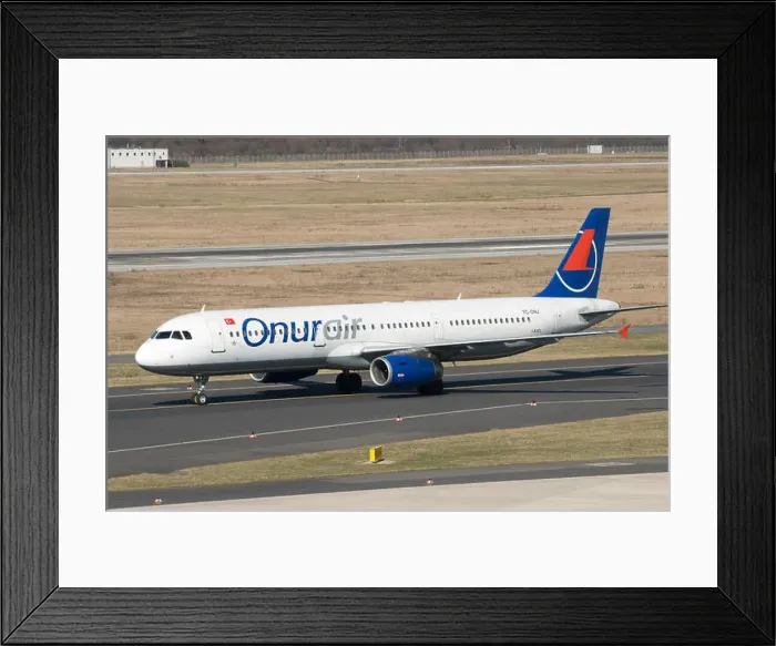 Framed Print : Onurair Airbus A321 commercial airliner Framed Print : Onurair Airbus A321 commercial airliner