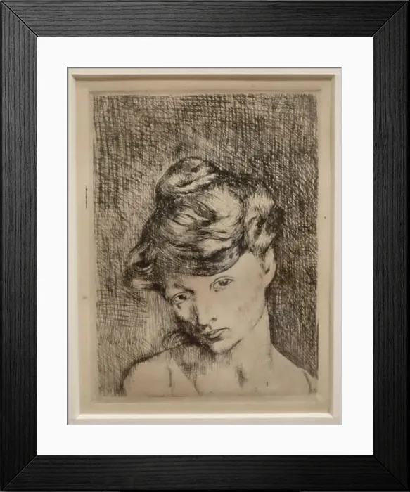 Framed Print : Pablo Picasso - Head of a Woman, 1905 Framed Print : Pablo Picasso - Head of a Woman, 1905
